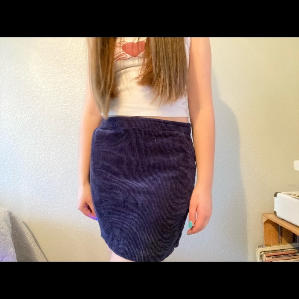 Corduroy Skirt